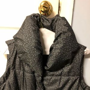 NWOT Coldwater Creek blue /gray vest long waisted